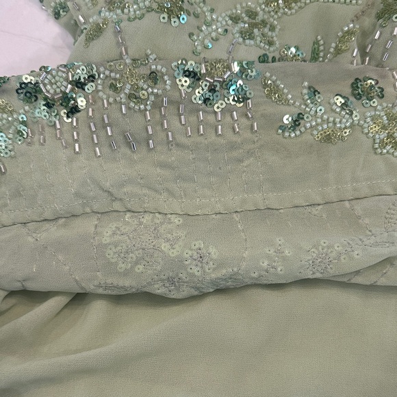 Peppermayo Celandine Beaded Maxi Dress in Lime - Picture 8 of 10